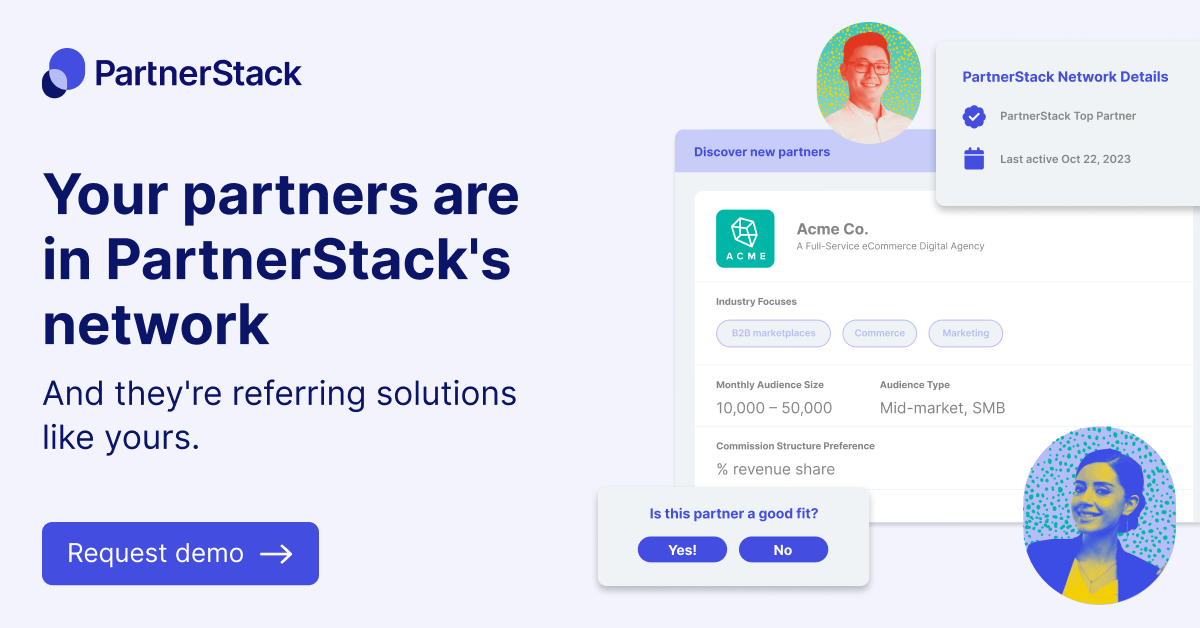 PartnerStack partner network creative